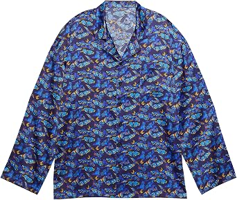 Savage X Womens Baroque Butterfly Satin Sleep Top