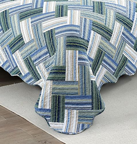 Miniatura 49 de Brilliant Sunshine Juego de edredón de 3 piezas con 2 fundas de almohada, colcha reversible suave y ligera, para todas las estaciones, Gris