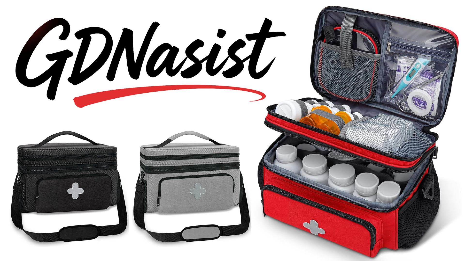 Amazon.com: GDNasist Medicine Storage Bag, Pill Bottle Organizer