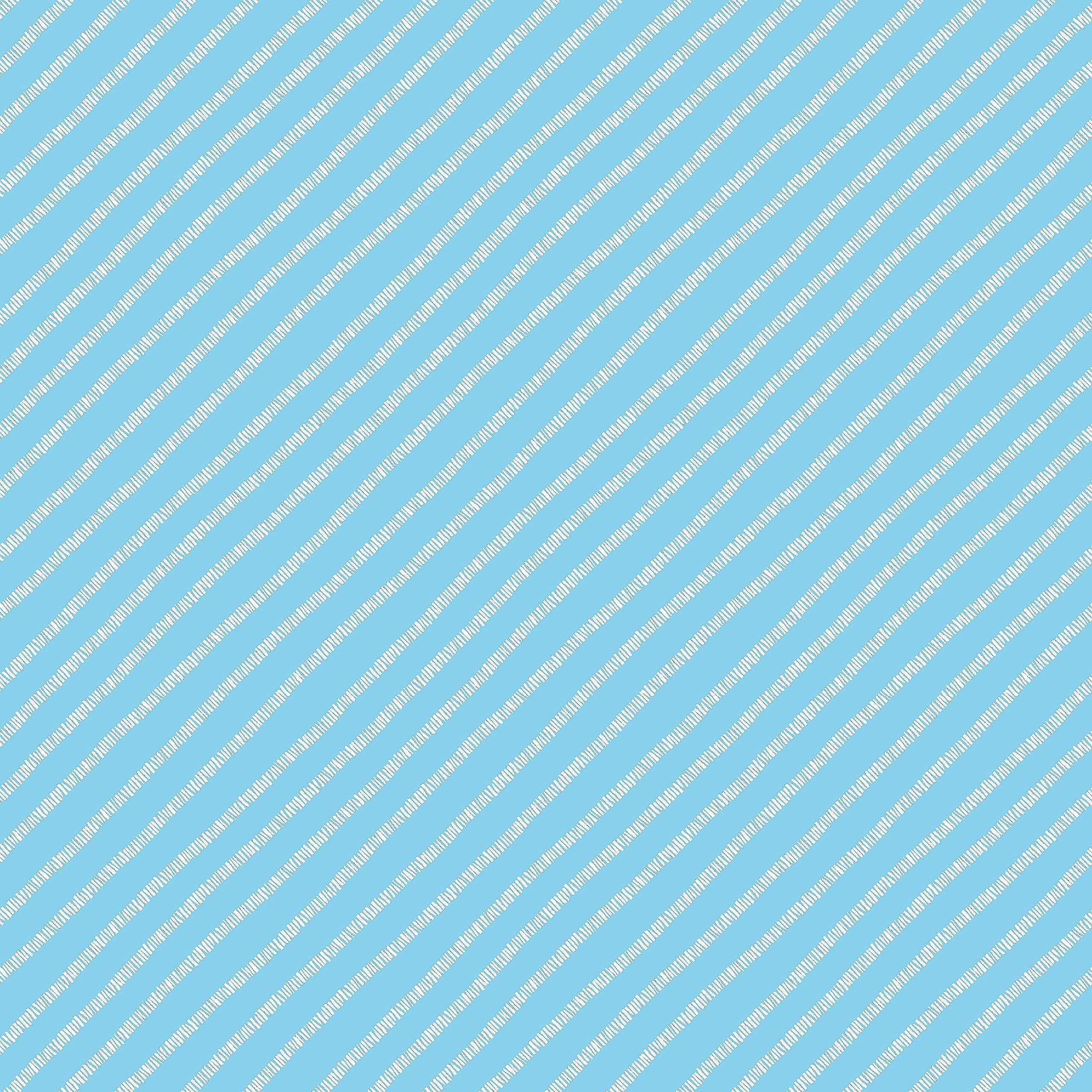Michael Miller Peppermint Candy Stripe, Blue 15 Yard Bolt