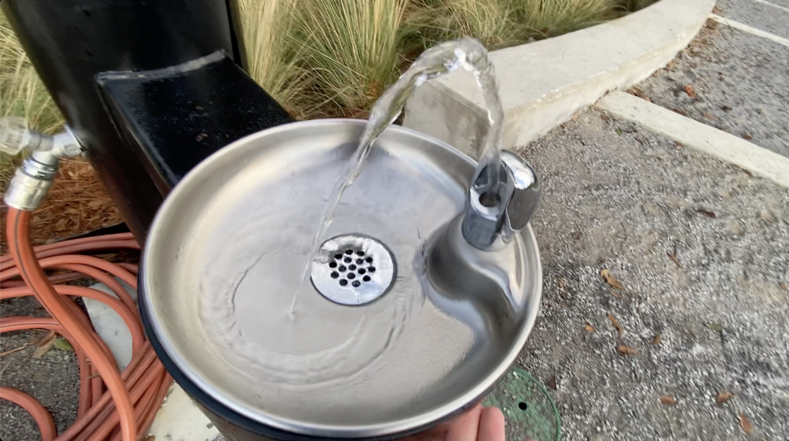 Best Outdoor Drinking Fountain | Elkay Bi-Level Water Station