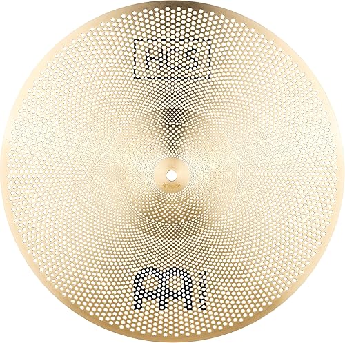 Meinl Cymbals HCS - Platillo de práctica de 16 pulgadas con volumen silencioso para batería, aleación de latón duradero de bajo ruido y tono