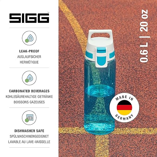 Miniatura 2 de SIGG - Color total - Botella de agua deportiva recargable - Tritan - Bebidas carbonatadas - Apta para lavavajillas - Sin BPA de 20 onzas, 34 onzas