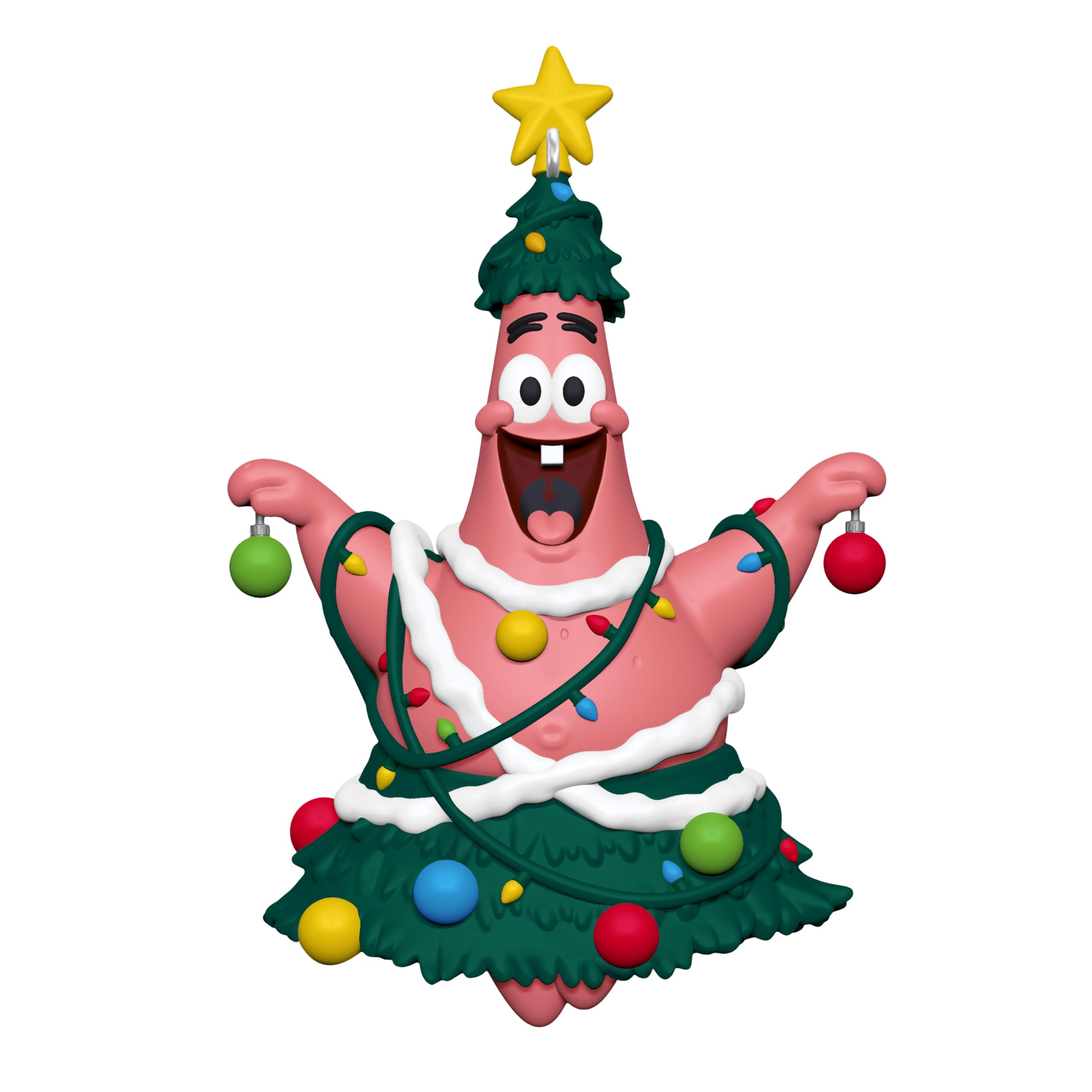 Hallmark Keepsake 2025, O Patrick Tree! Christmas Ornament 2025, Nickelodeon Spongebob Squarepants O Patrick Tree!, Cartoon Gifts
