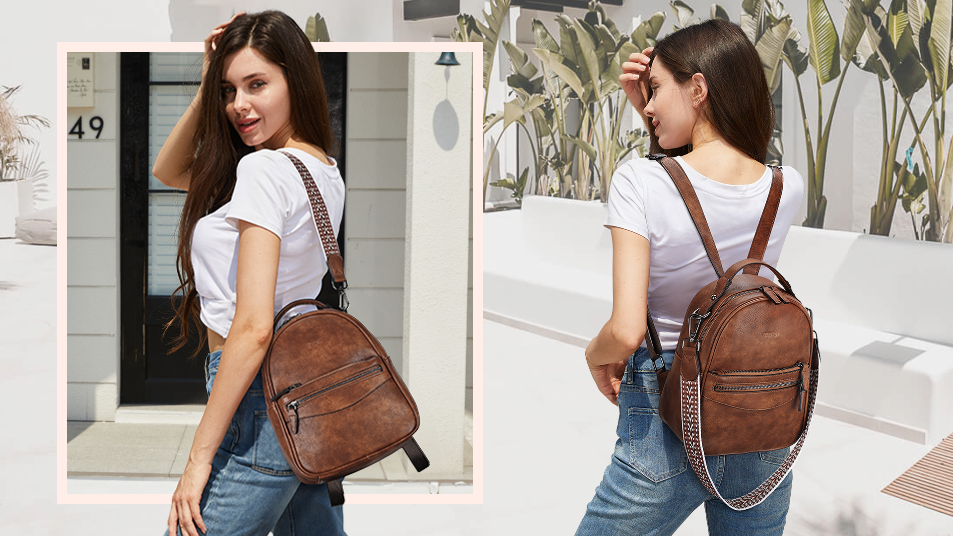 Amazon.com: RAVUO Mini Backpack Purse for Women, Cute 
