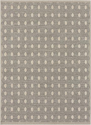 Miniatura 2 de LUXE WEAVERS Alfombra moderna geométrica de puntos gris topo 6x9