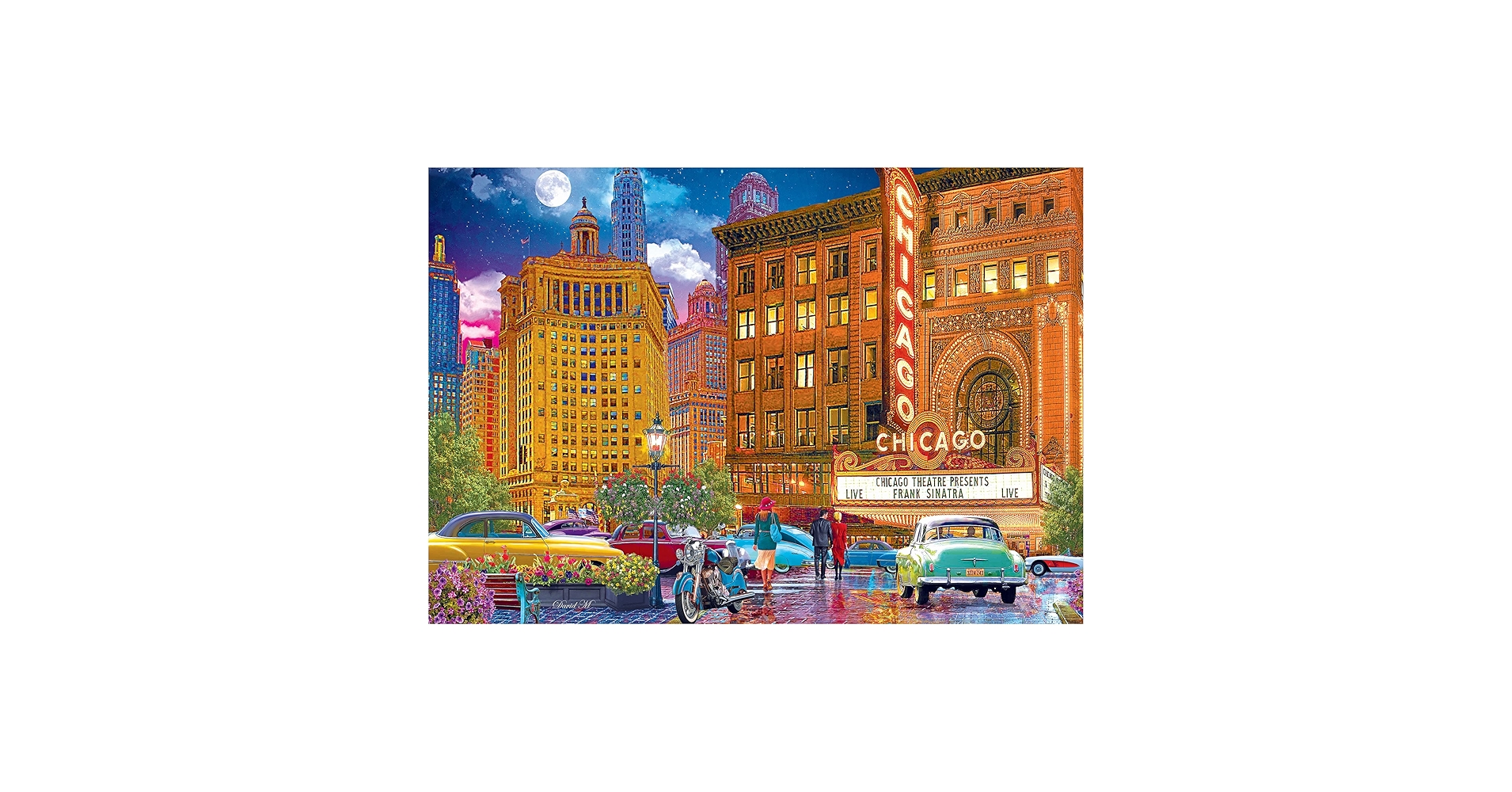 Amazon.com: RoseArt - Kodak Premium - Chicago - 1500 Piece Jigsaw