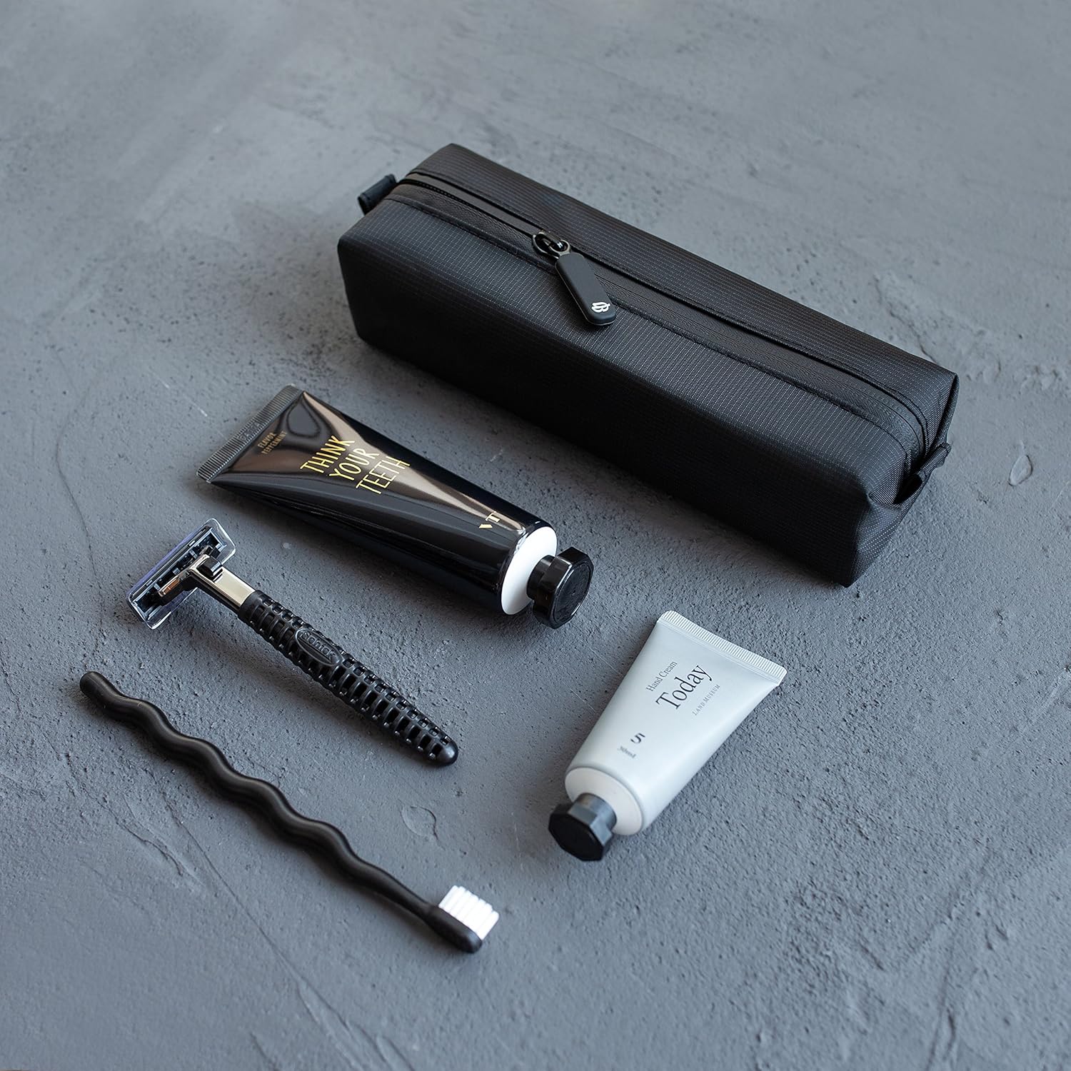 Comfyable Small Toiletry Bag for Men, Slim Mini Toothbrush Bag, Dopp Kit Bag - Image 6