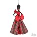Hallmark Mattel African American Barbie Christmas Ornament