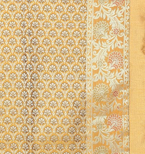 Miniatura 4 de Funda de cojín de seda con borde de brocado indio, cilíndrica, amarillo mostaza, para yoga, funda de cojín redonda para sofá grande, decoración del