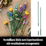 LEGO Icons Botanicals Bundle: Includes Wildflower Bouquet (10313) and Orchid (10311), Botanical Collection Sets with Artificial Flowers and Plants, Crafts for Adults, Home Decor Gift for Her or Him - 5