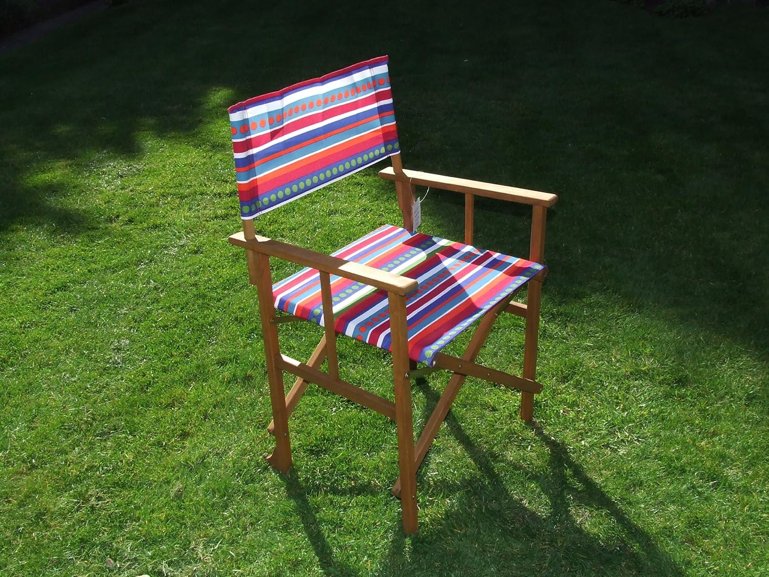 Hardwood Folding Directors Chair Amazon.co.uk Home & Kitchen