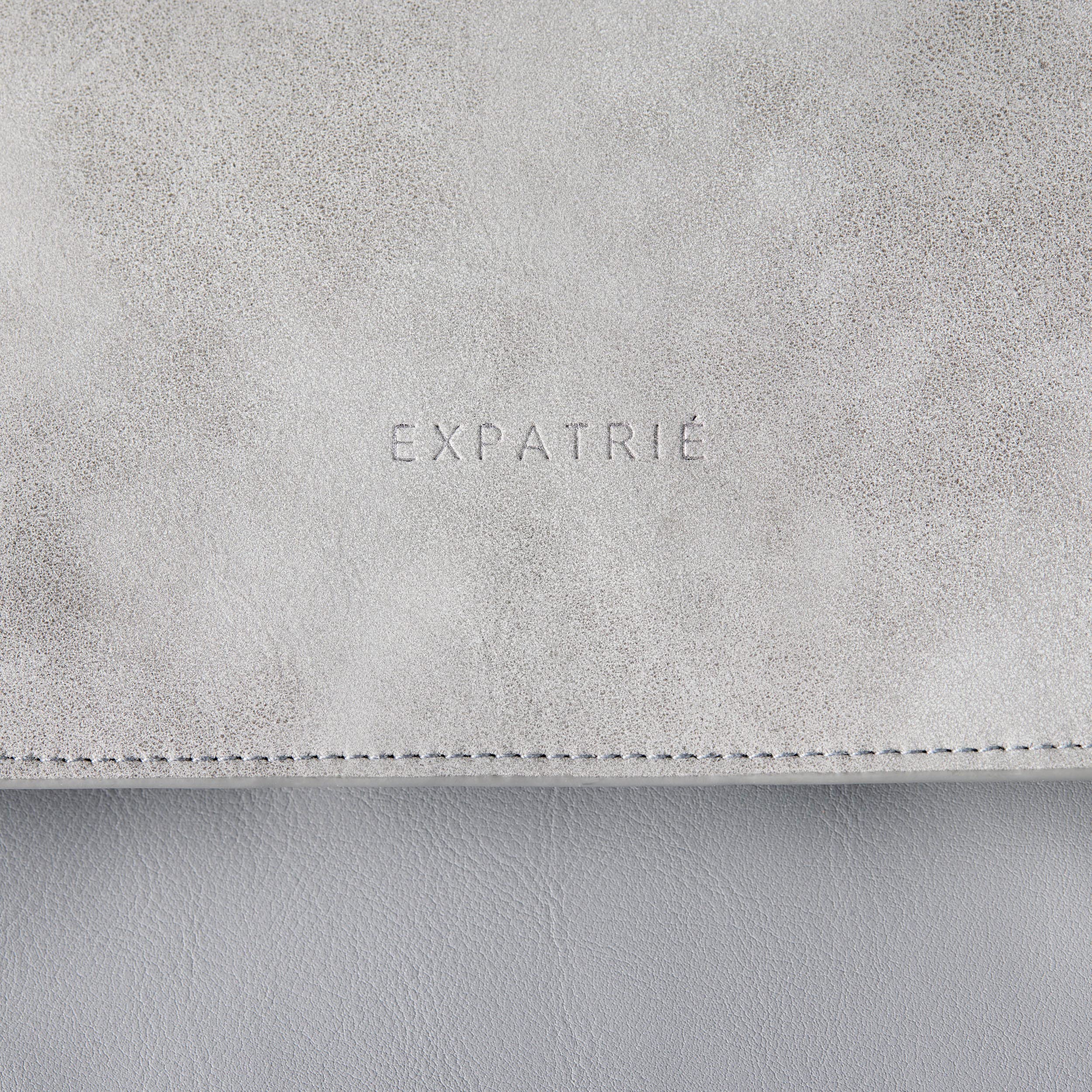 Expatrié Mochila Mujer Gris - Estelle - Mochila Pequeña para Niñas - Casual Moda Mini Bolso de Cuero PU - Mochilas para Mujeres - Repelente al Agua