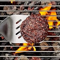 Vista 10 de OXO Good Grips - Herramientas de asar a la parrilla, juego de pinzas y volteador, color negro