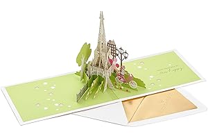 Hallmark Signature Paper Wonder Pop Up Birthday Card: Paris, Trés Happy