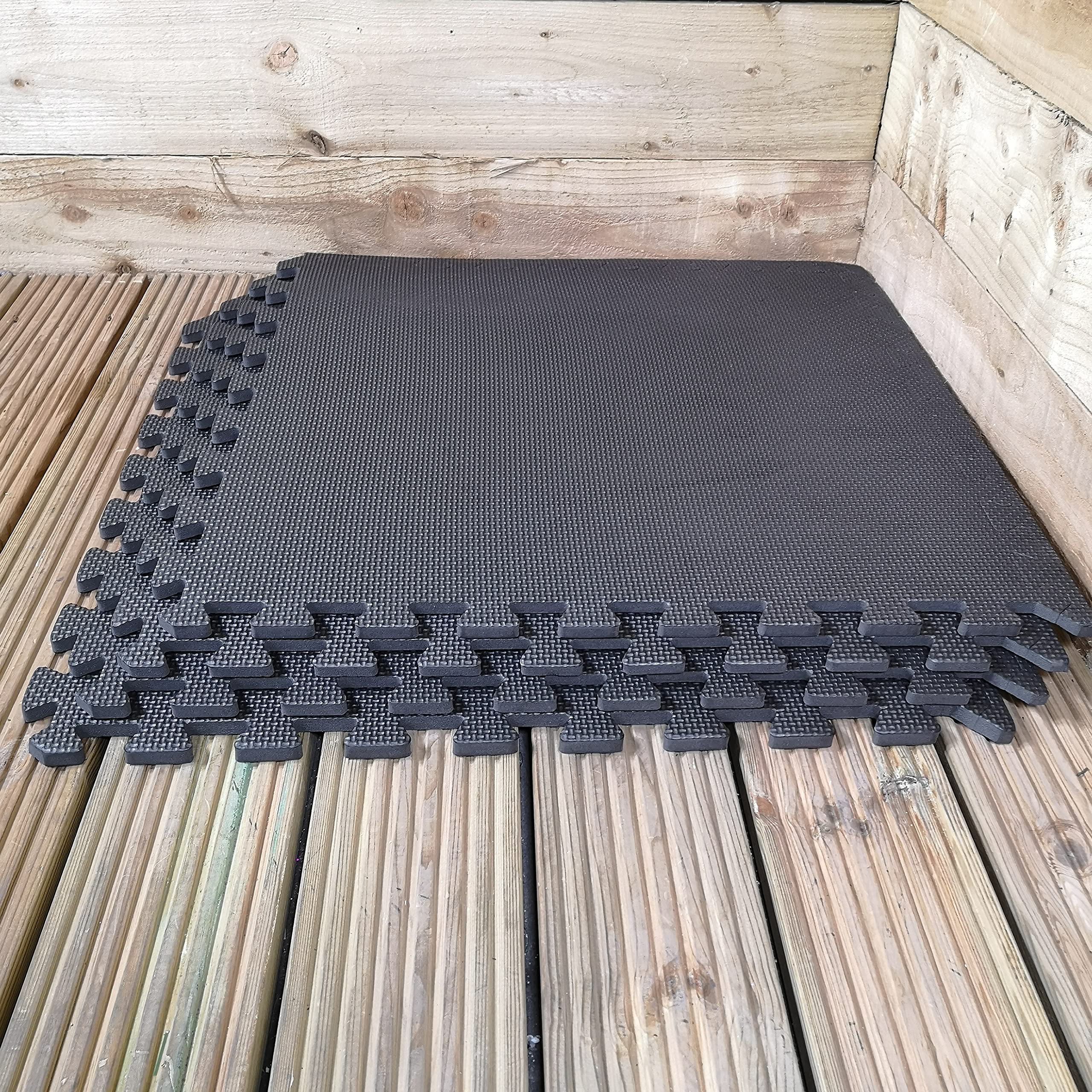 8 Piece EVA Foam Floor Protective Floor Tiles / Mats 60x60cm Each Set For  Gyms, Garages, Camping,