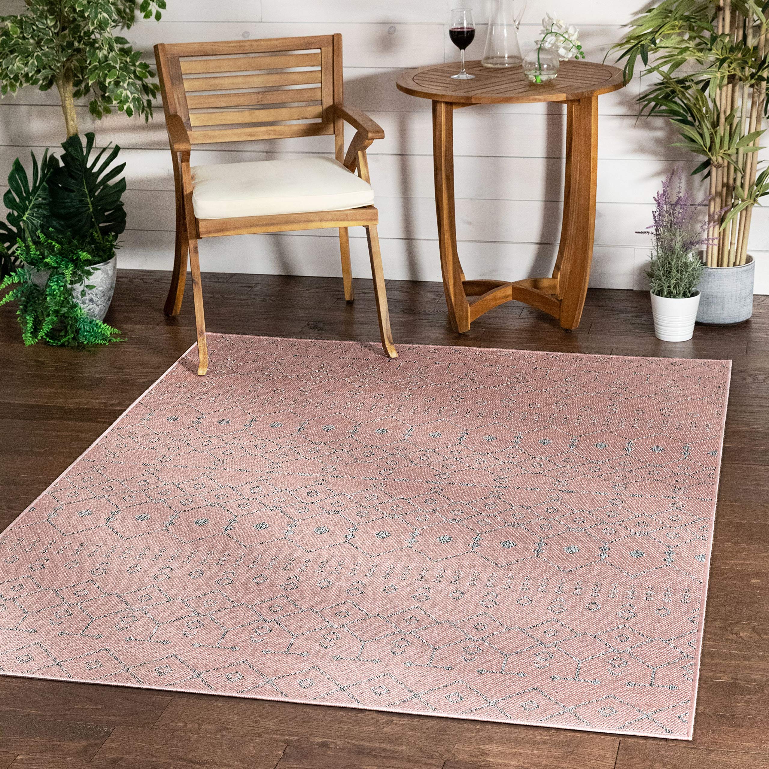 Well Woven Nors Blush Pink Indoor Outdoo Buy Online In El Salvador At Desertcart