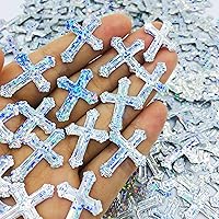 Vista 2 de Decoraciones de fiesta, confeti de mesa de bautizo cruzado para boda, compromiso, día de Vanlentines, despedida de soltera, bar, mitzvá, murciélago