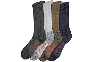 Riggs Work Wear Ultra-Dri Moisture Wicking Crew Socks for Maximum Comfort and Functionality