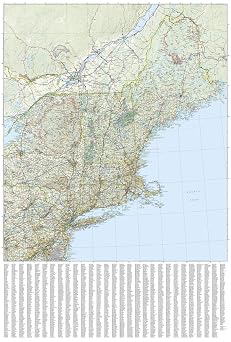 United States, Northeast Map (National Geographic Adventure Map, 3127) | Books