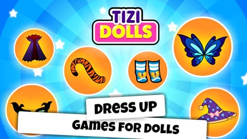 Tizi Town: Jogos de Bonecas - Vestir e Maquiar para Meninas - Design da Casa dos Sonhos