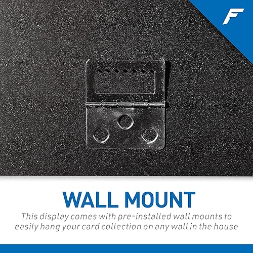 Miniatura 5 de Franklin Sports Marco de exhibición de béisbol + tarjetas de intercambio, vitrina para deportes, coleccionista + tarjetas de intercambio, funda