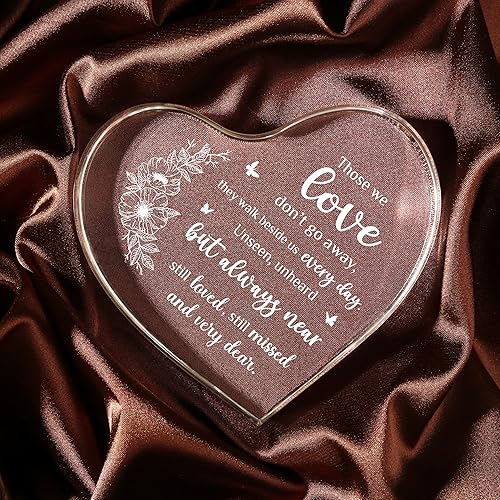 Miniatura 7 de Pandasch Memorial Loved One - Placa acrílica personalizada con palabras cálidas, regalos de condolencias en memoria de un ser querido, regalos de