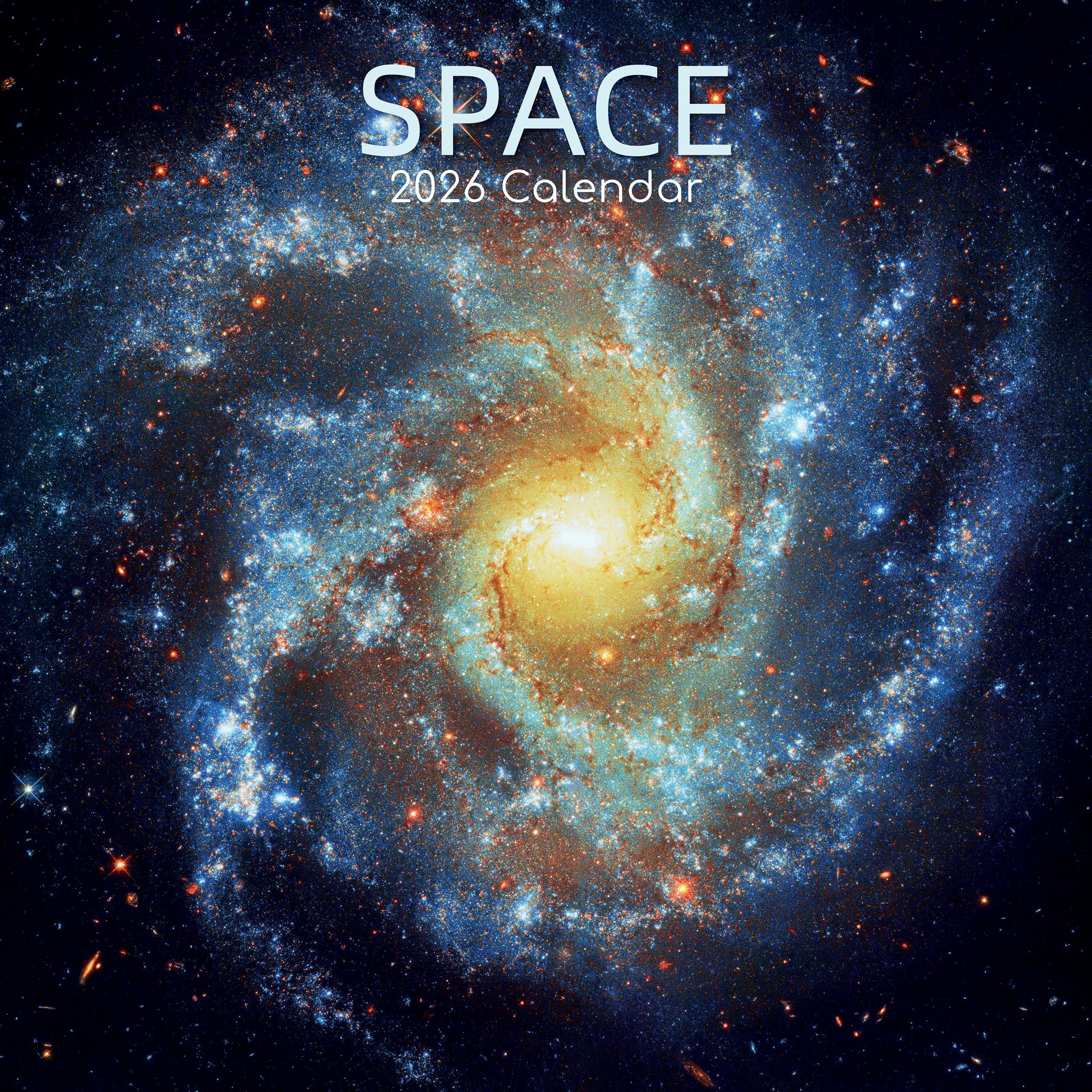 TGSC | Space 2026 Calendar 16 Month (Sept 2025-Dec 2026) Family Square Wall Calendar 2026 UK | Planner with Large Grid for Home or Office Organisation - Natural World 2026/2025 Calendar UK