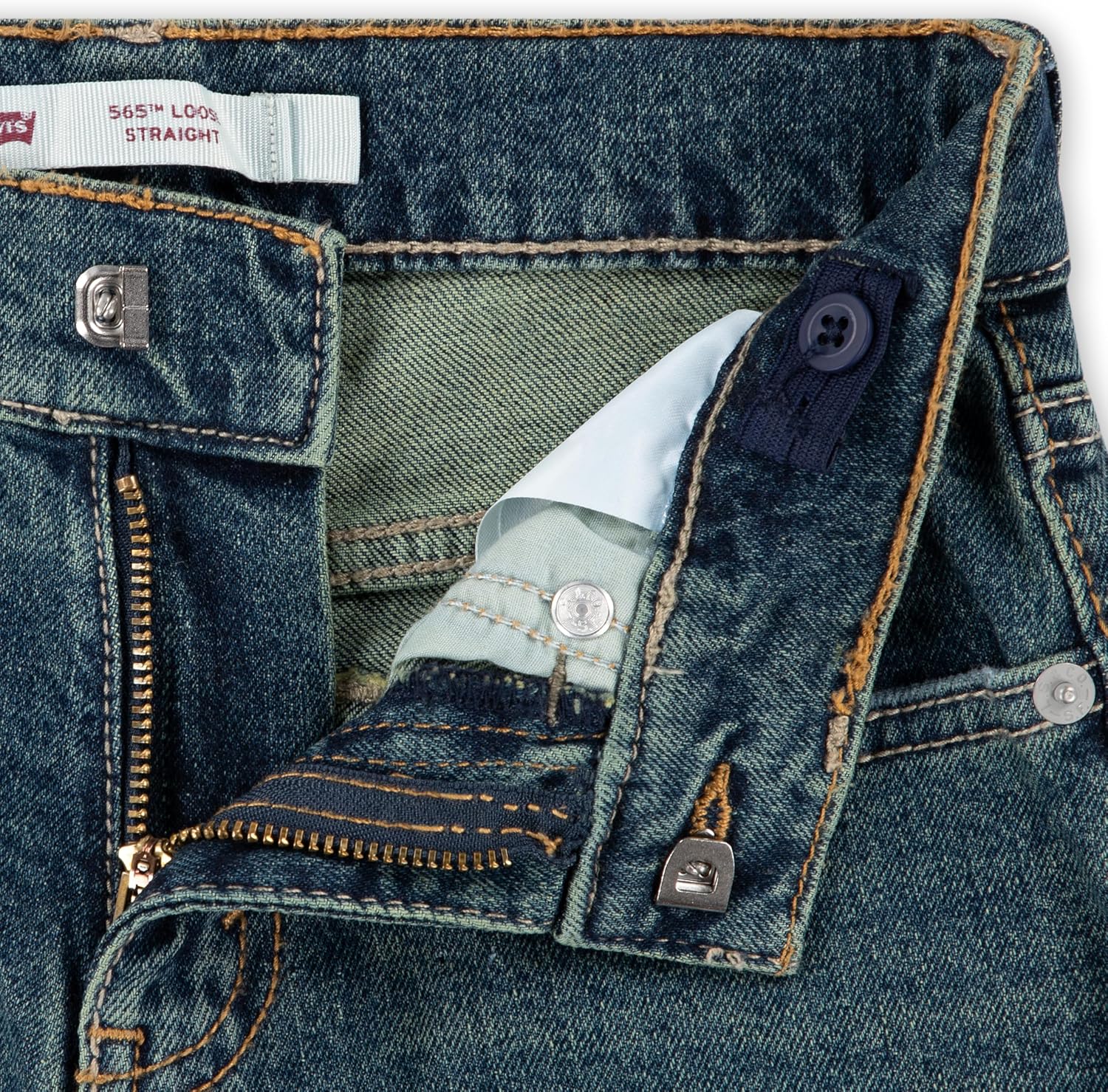Boys' Loose Straight Fit Jeans