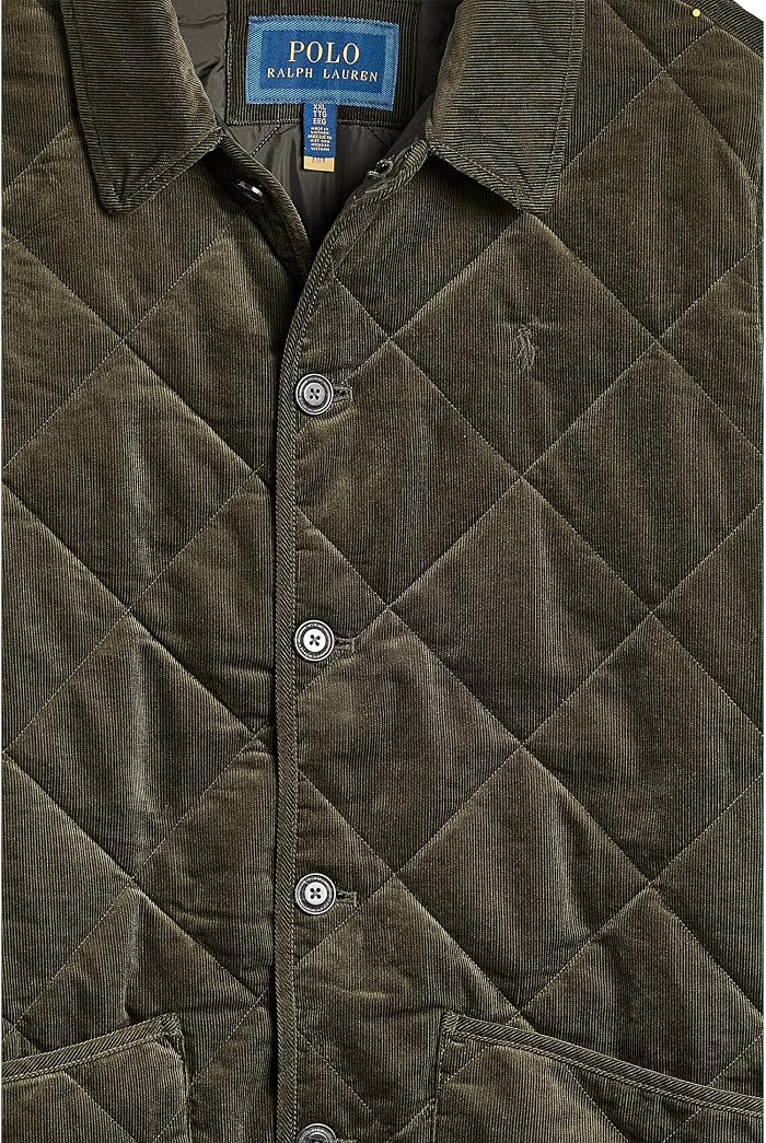 Мужское пальто Polo Ralph Lauren Wale Corduroy Woven Car, цвет: Коричневый — фото 3