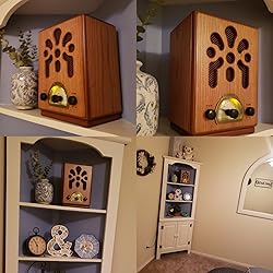 Amazon.com: ClearClick Classic Vintage Retro Style AM/FM Radio with ...