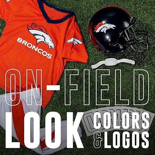 Miniatura 229 de Franklin Sports - Conjunto de uniforme de la NFL para niños y niñas; uniforme de fútbol americano juvenil, incluye casco, camiseta y pantalones