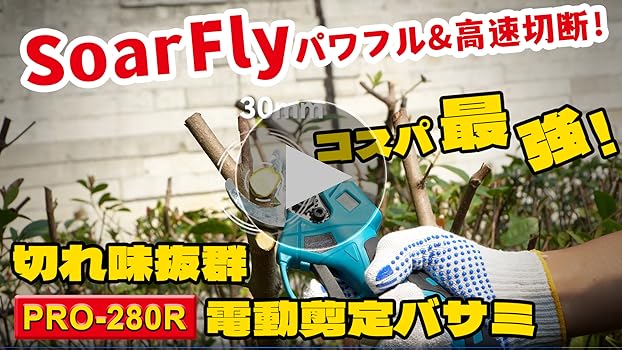 Amazon | 2025新登場・改良型 SOARFLY 剪定バサミ 革新パワー＆軽量