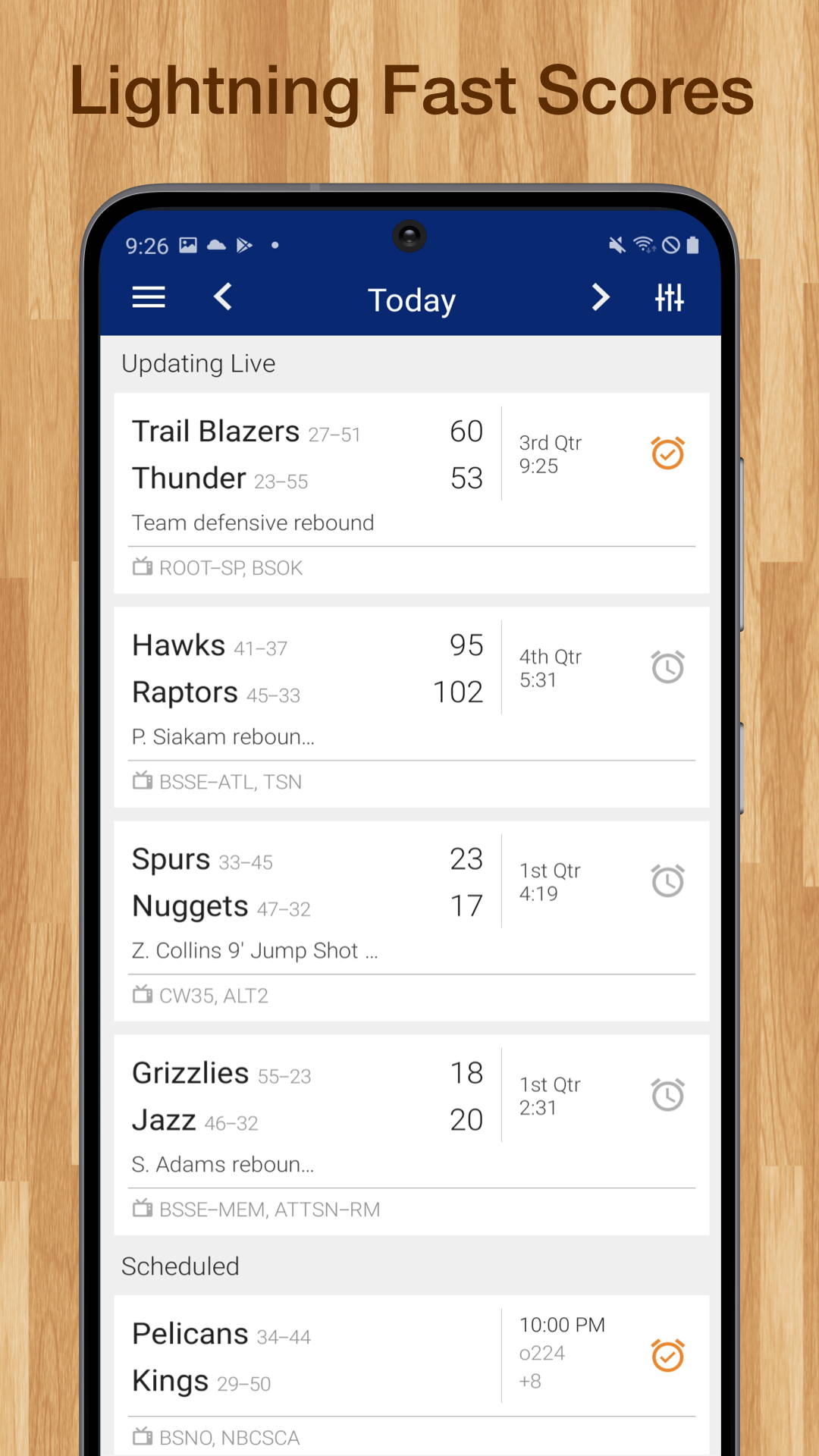 Scores App Pro Basketball Live Scores, Stats, and AlertsAmazon.es