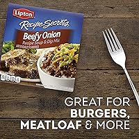 Vista 6 de Lipton Recipe Secrets - Mezcla de sopa y inmersión para una deliciosa comida, sabor a cebolla fornida con tus recetas favoritas, 2.2 onzas, 2