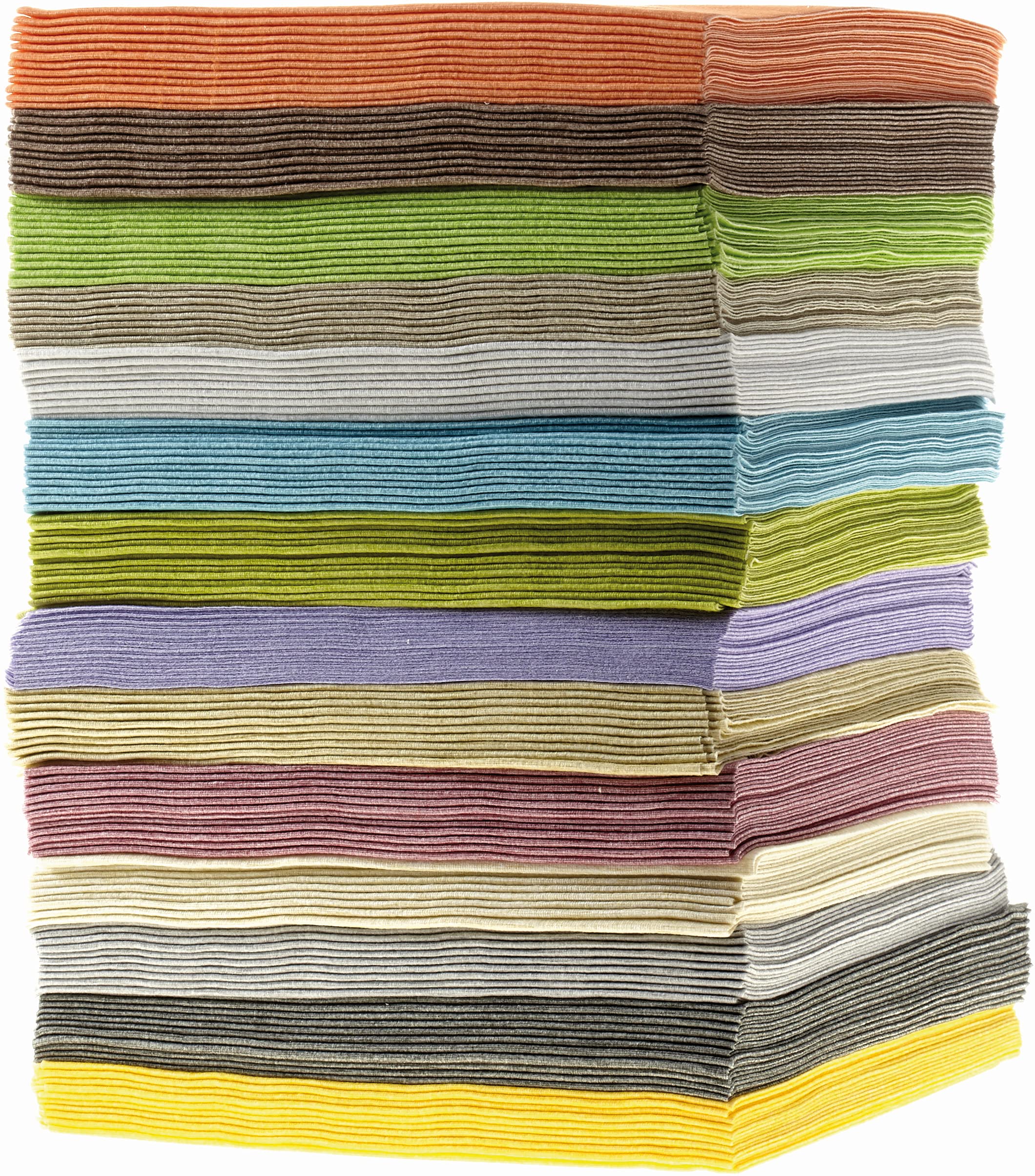 Tovaglioli Monouso Cromatico in TNT Spunlace effetto stoffa, Made in Italy colori allegri e vivaci, 40x40cm 600 pz, Cacao