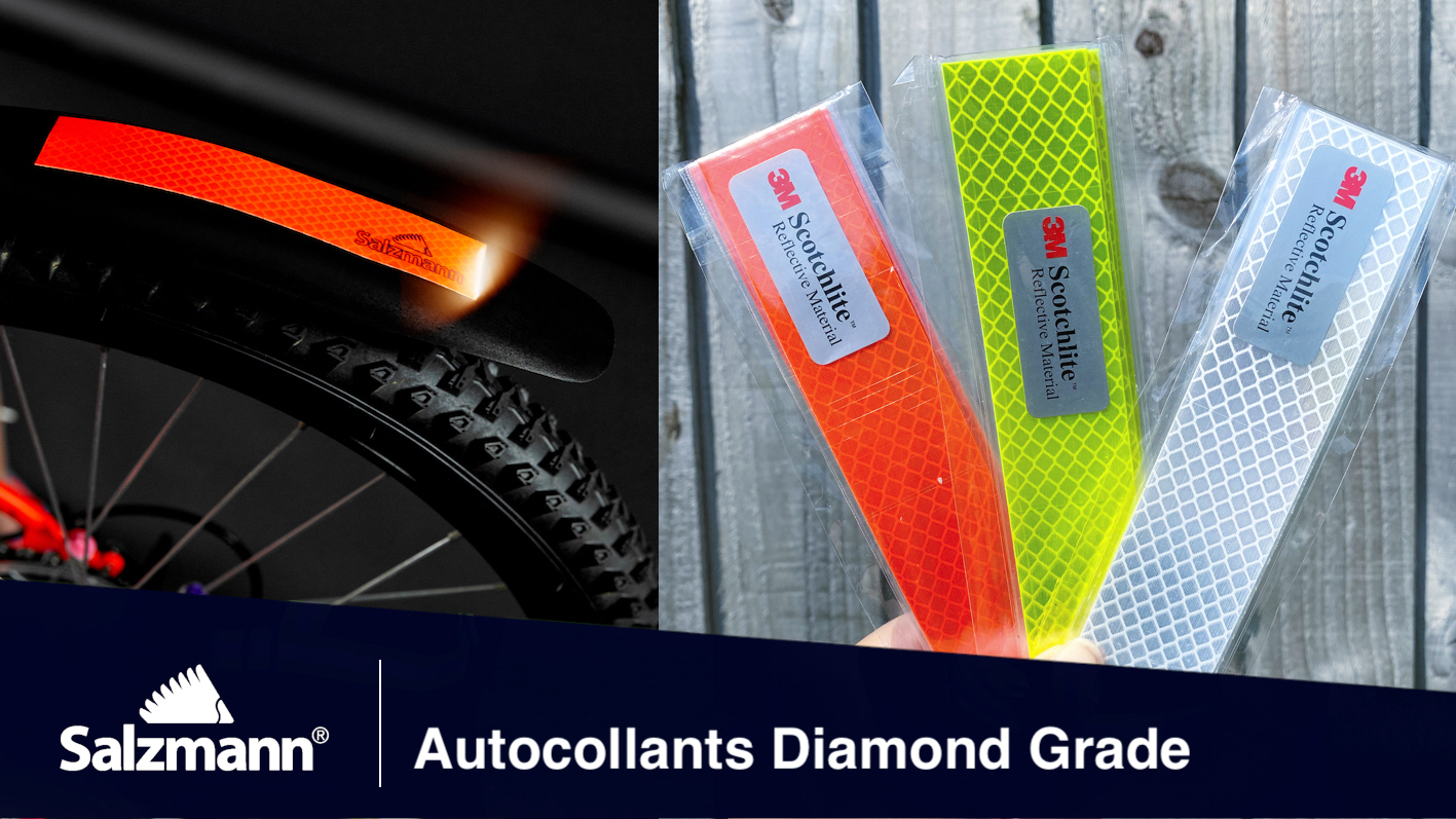 Autocollants Réfléchissants Diamond Grade 3M Scotchlite - Lot De 4 Pour Voiture, Moto, Vélo