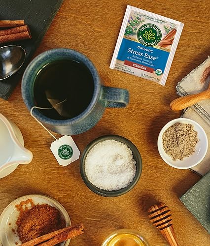 Miniatura 6 de Traditional Medicinals Té orgánico de hierbas de canela promueve la relajación paquete de 3 - 48 bolsas de té en total