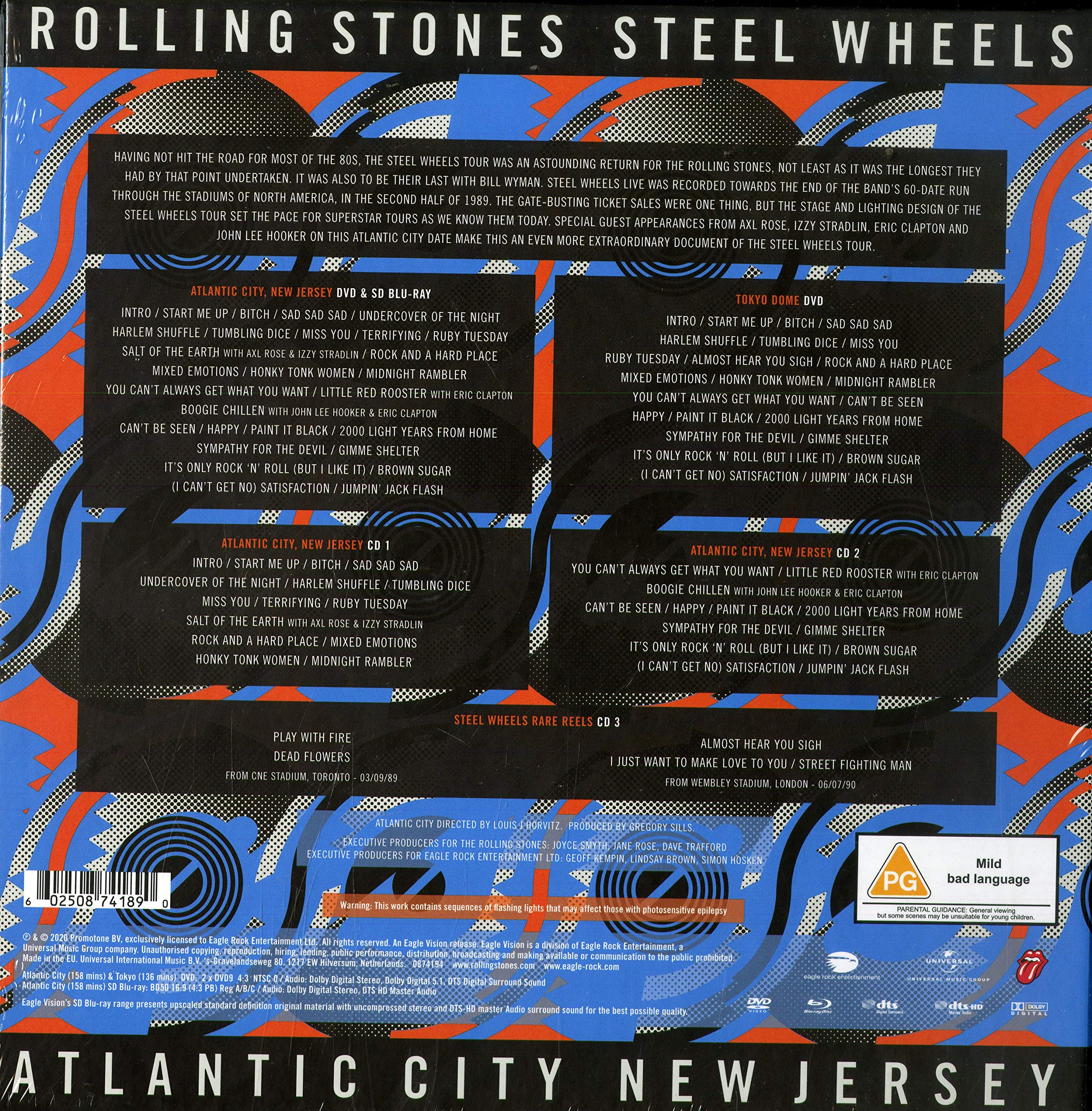 Steel Wheels Live (Atlantic City 1989, Ltd. Set)