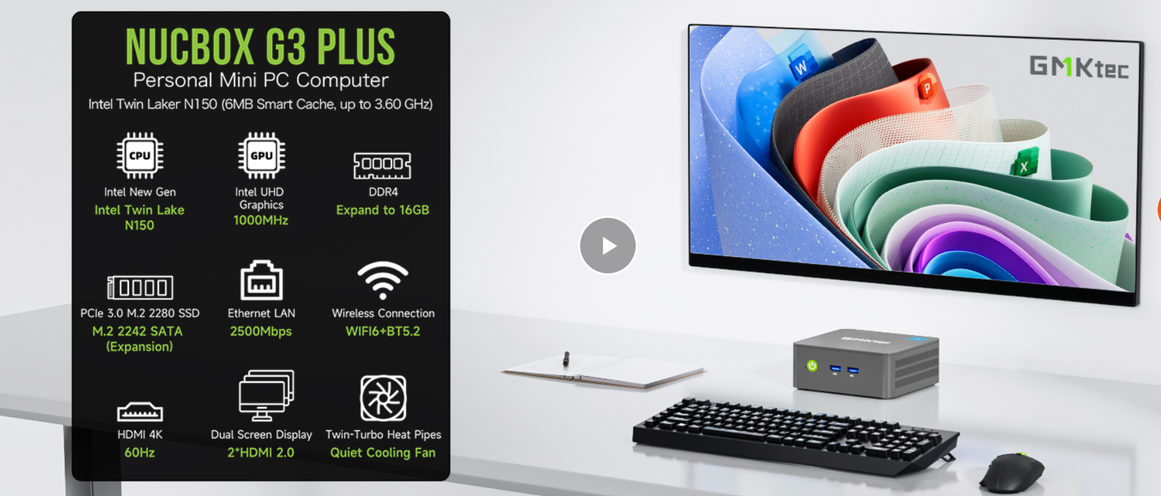 Amazon.co.jp: ミニpc Intel N150初登場 【16GB+1TB SSD ミニpc