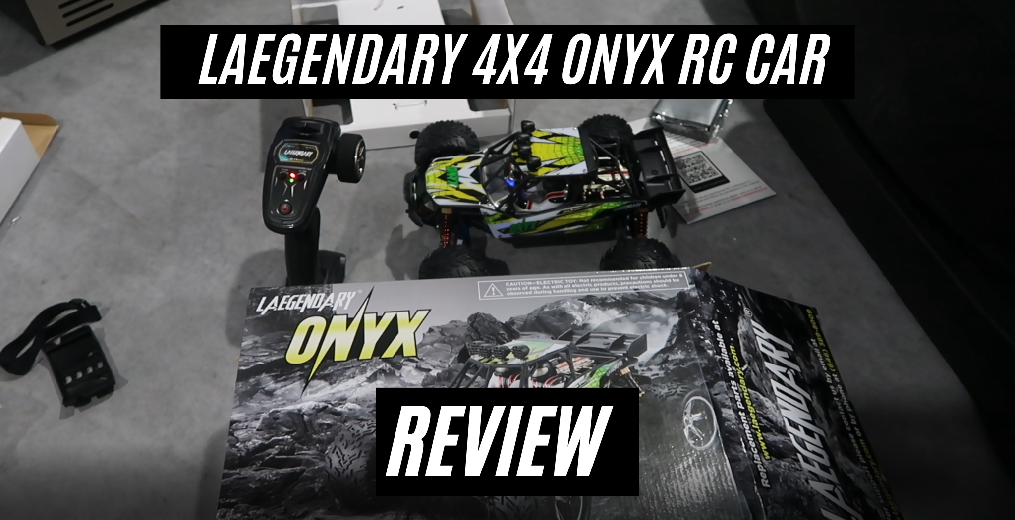Watch LAEGENDARY 4x4 Onyx RC Car For Off Road Fun on Amazon Live
