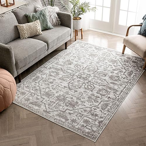 Well Woven - Alfombra de corredor con diseño de lazo de Concetta marroquí enrejado gris estilo Kilim, de 2 pies y 3 pulgadas x 7 pies y 3 pulgadas