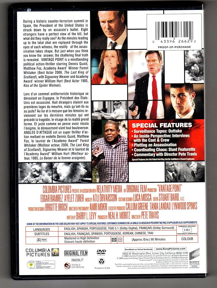 その他 Destination: Ottawa [DVD] Amazon.com: Vantage Point / Angles d'attaque (Widescreen