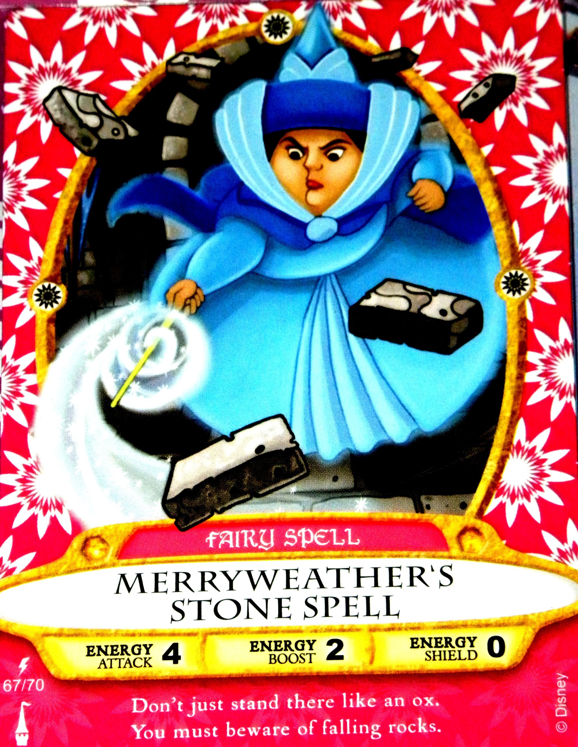 Disney Sorcerers Mask of the Magic Kingdom Sotmk Game Wdw Walt Disney World  Exclusive Game Lightening Card # 67 Merryweather's Stone Spell Rare Fairy  Spell Map & Mickey Stickers : Buy Online