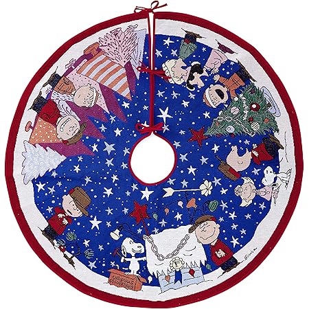 Amazon Com Hallmark Keepsake Ornament 2019 Year Dated Peanuts Christmas Light Charlie Brown Tree Skirt Home Kitchen