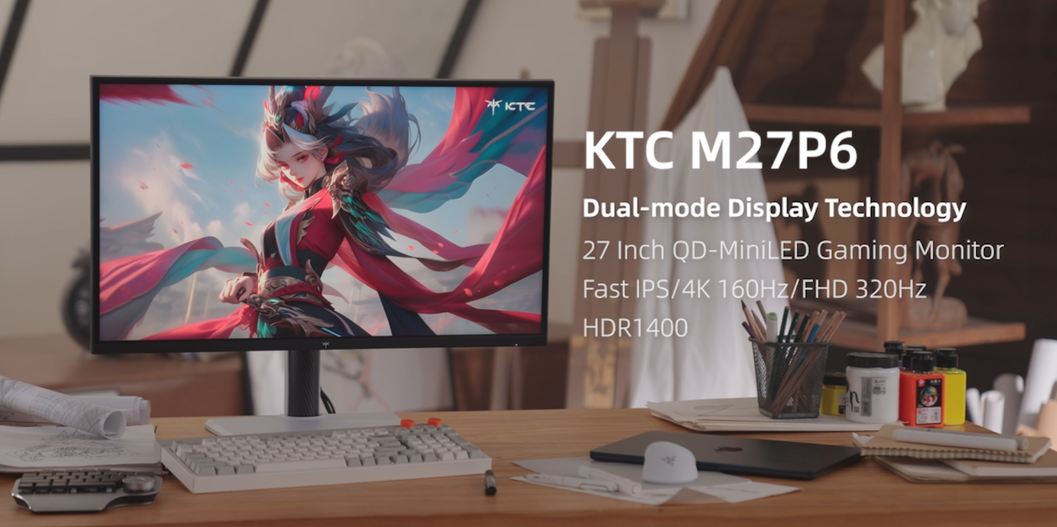 Amazon.com: KTC 27 Inch Dual Mode Mini LED Monitor - 4K UHD at