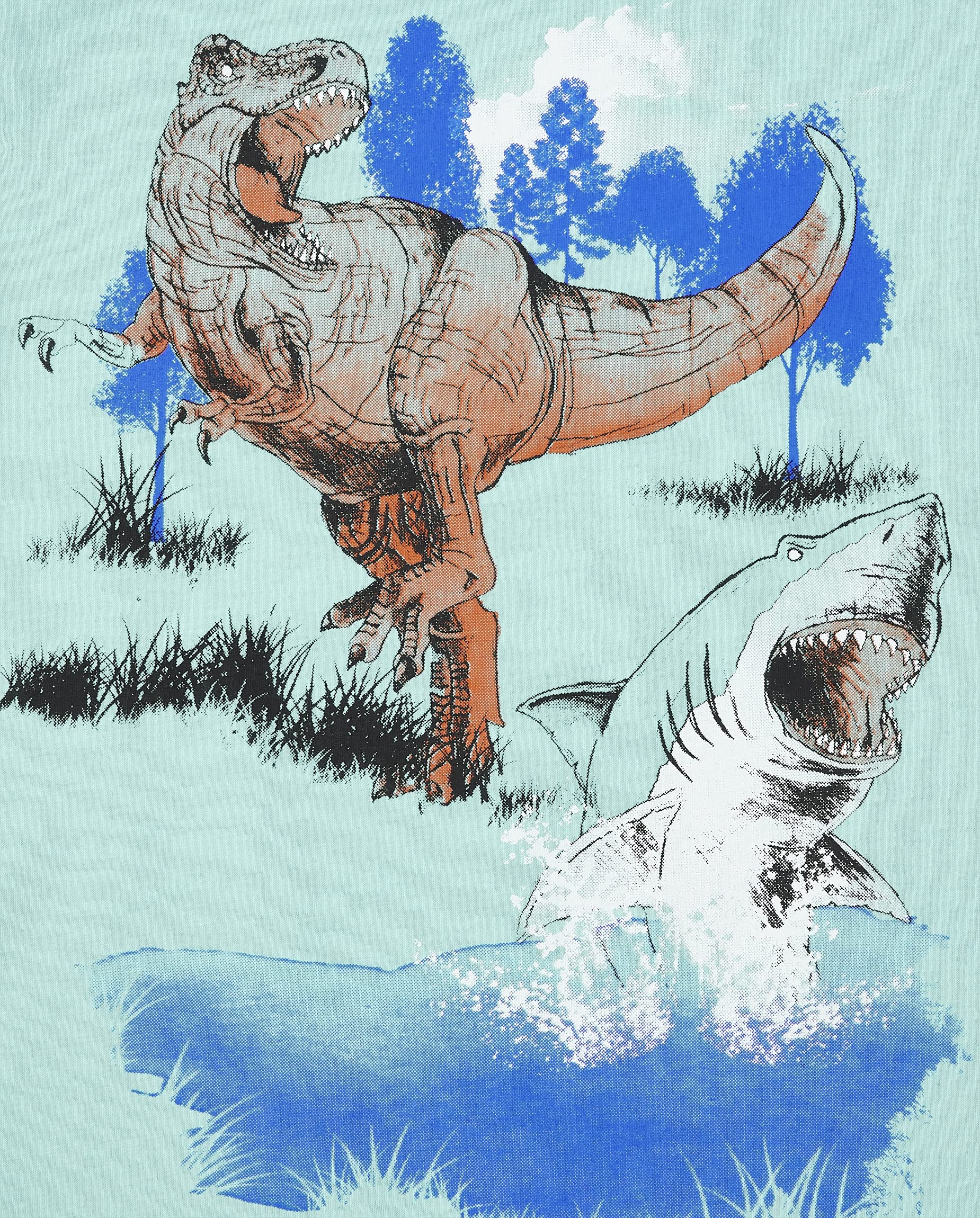 The Children's Place T-shirt chłopięcy, Dino Shark, XS