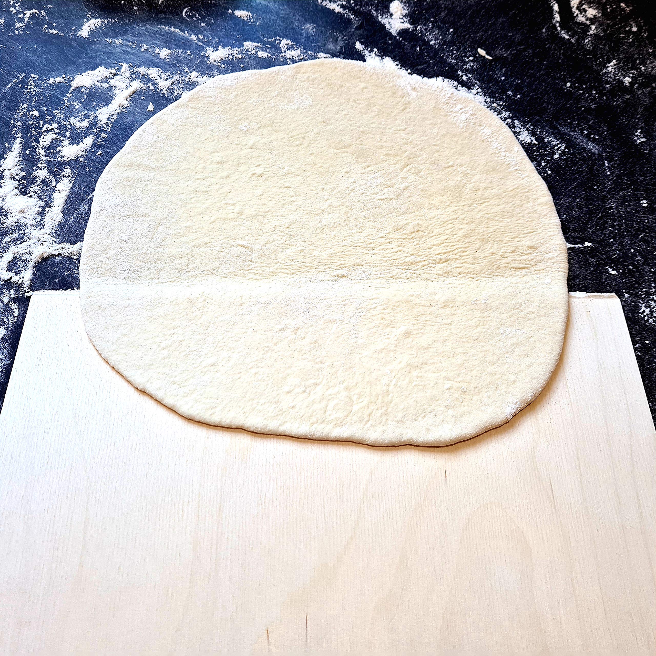 2 Stück Pizzaschieber aus Birken Holz - Ø 30 cm – 100% Made in Germany – Brotschieber – Brotschaufel – Pizzaschaufel – auch für Flammkuchen