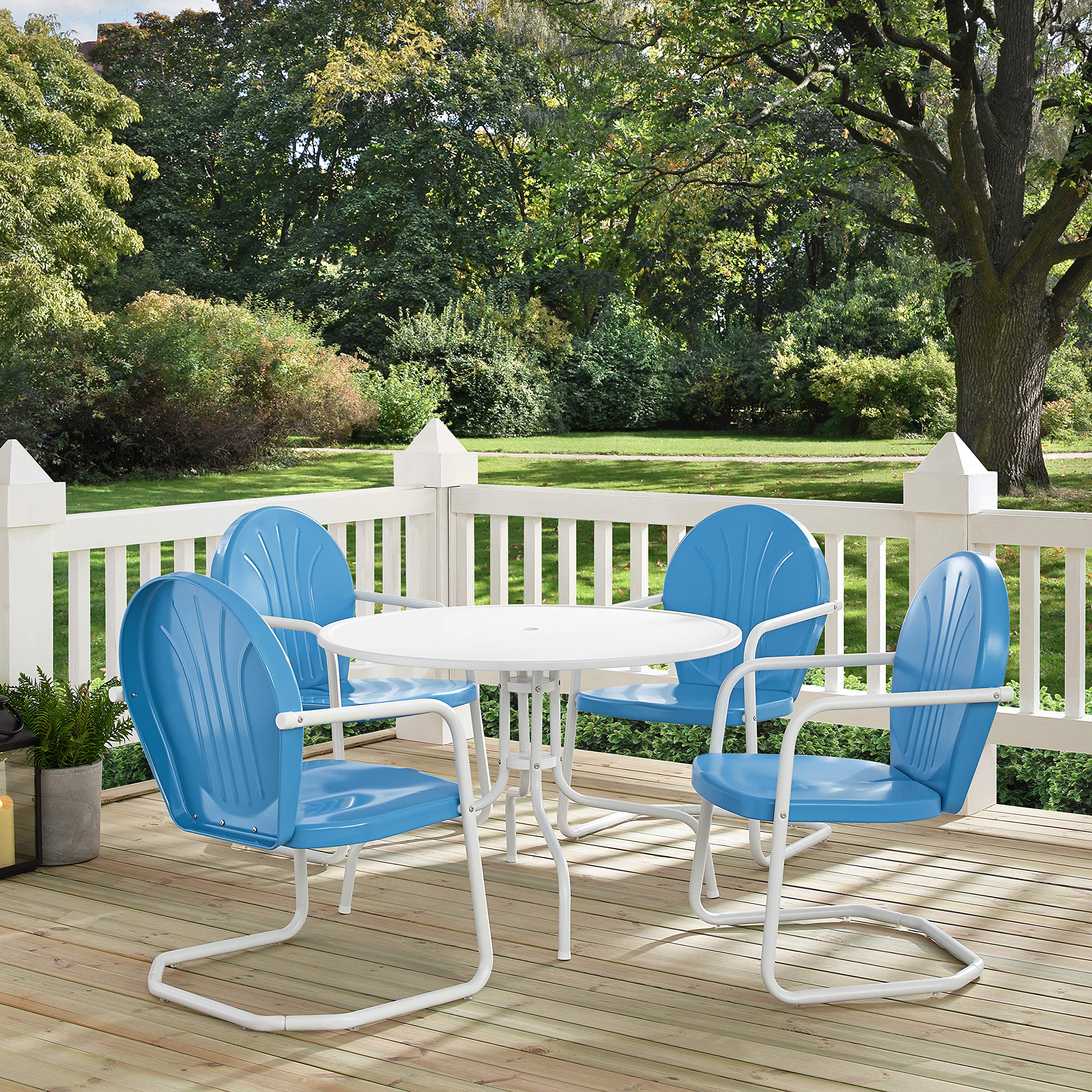 Amazon.com: Crosley Furniture Griffith 5-Piece Outdoor Dining Set