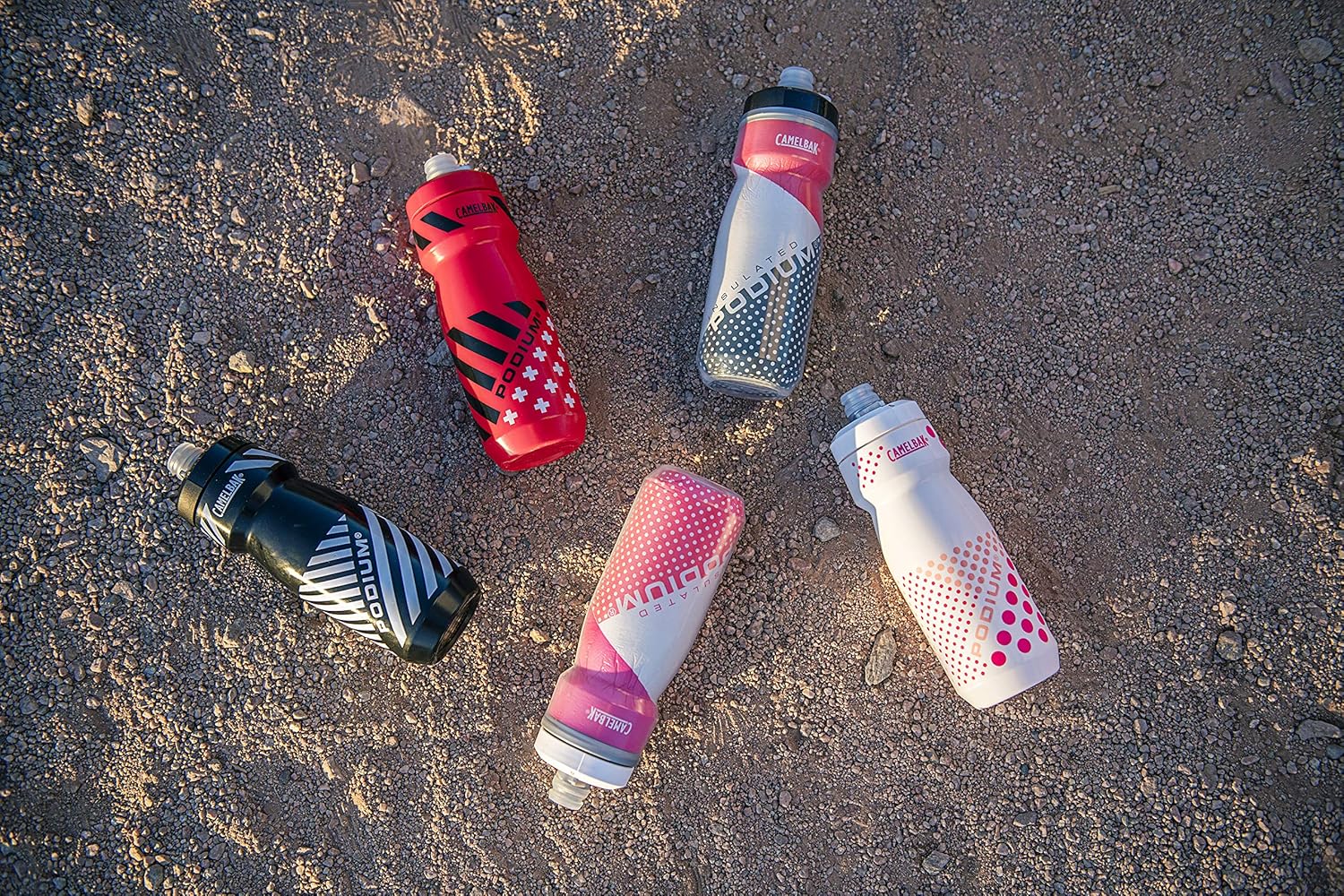 Podium Chill Bike Bottle 21oz - Insulated Squeeze Bottle, Color Block Pink LE : Sports & Outdoors